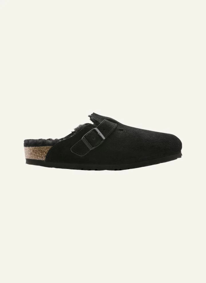 BIRKENSTOCK - Boston Shearling Clogs - Adult Collection | Black