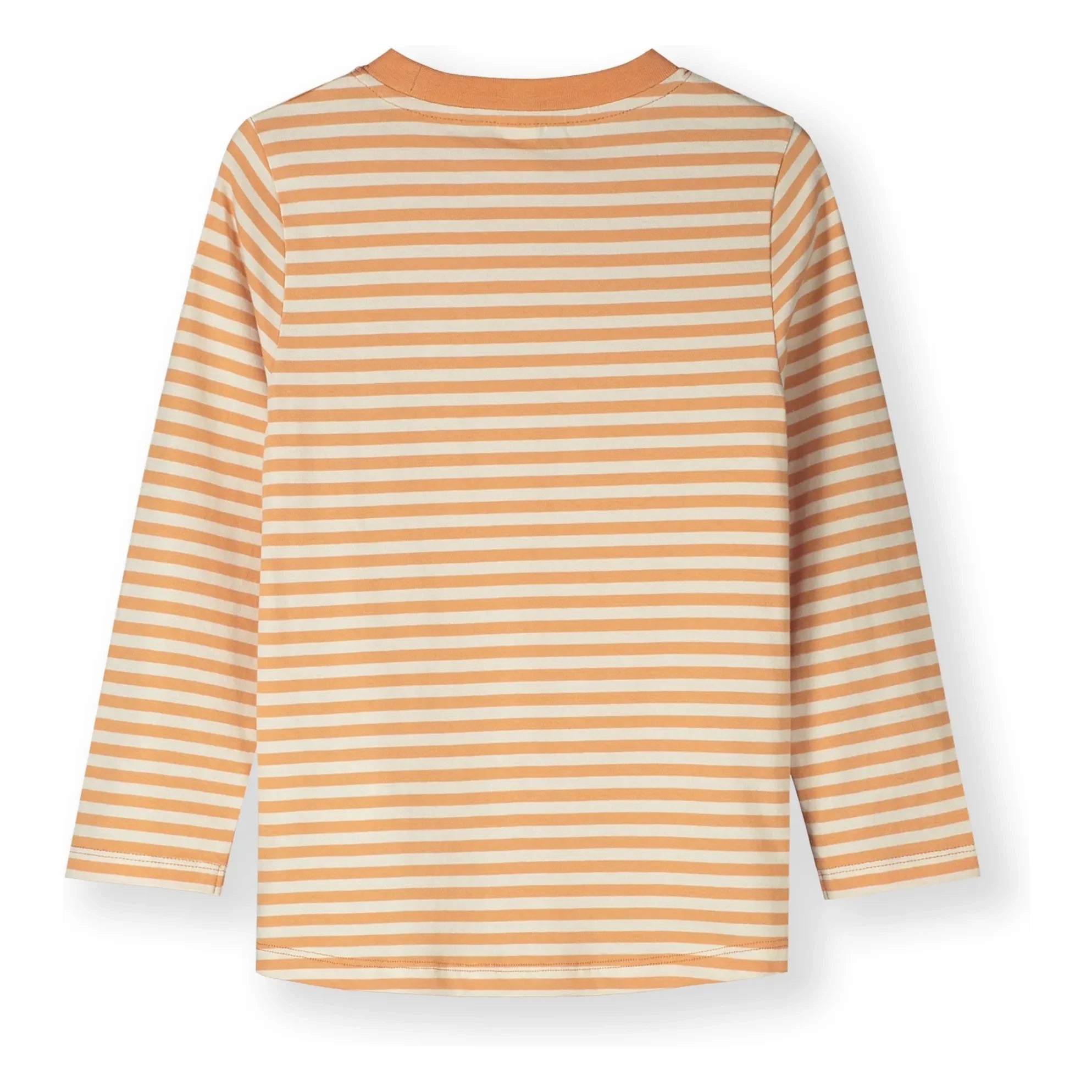 Gray Label - Striped Organic Cotton T-Shirt | Apricot