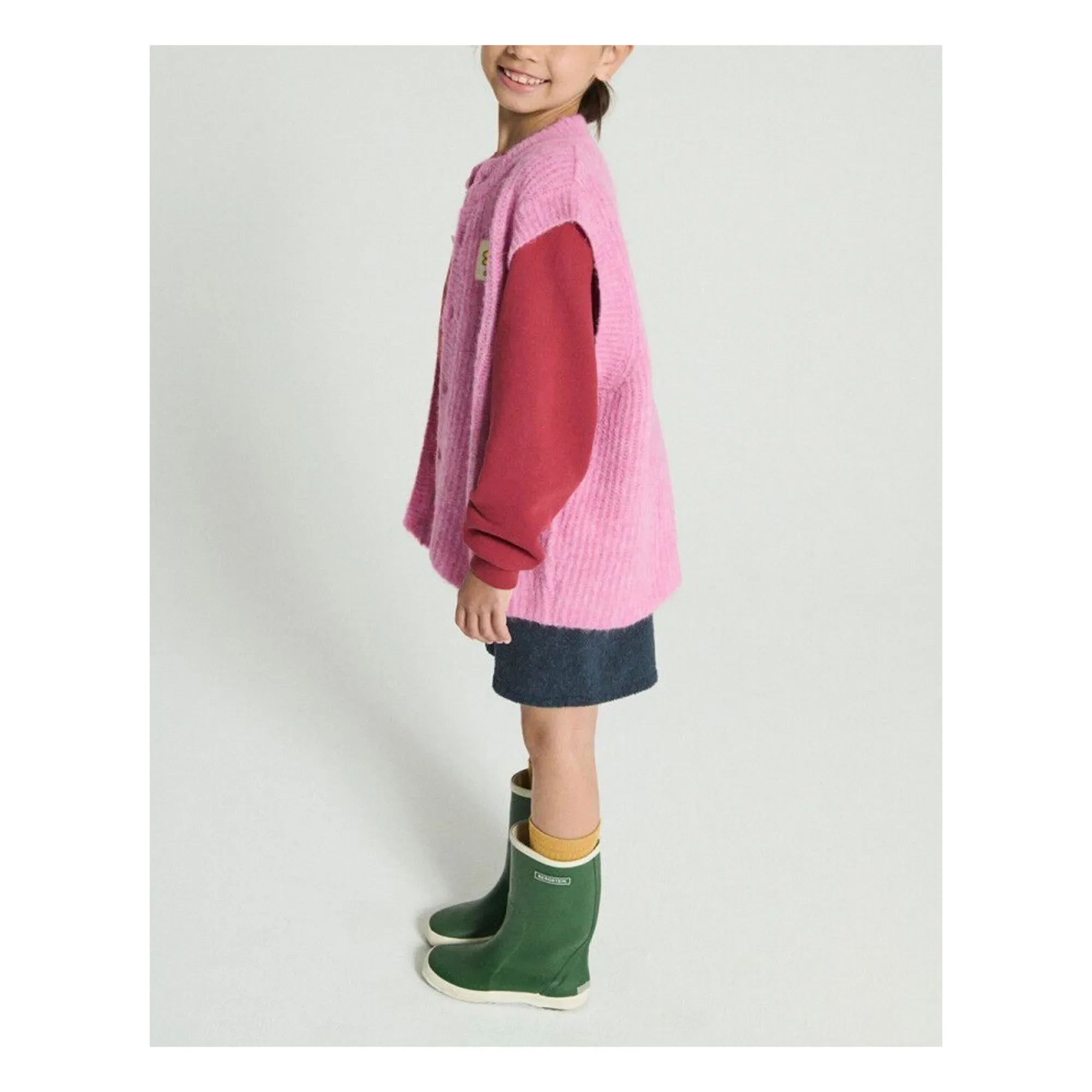 American Vintage - East Alpaca Sleeveless Vest | Pink
