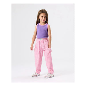 Goldie + Ace - Contrast Ribbed Tank Top | Purple