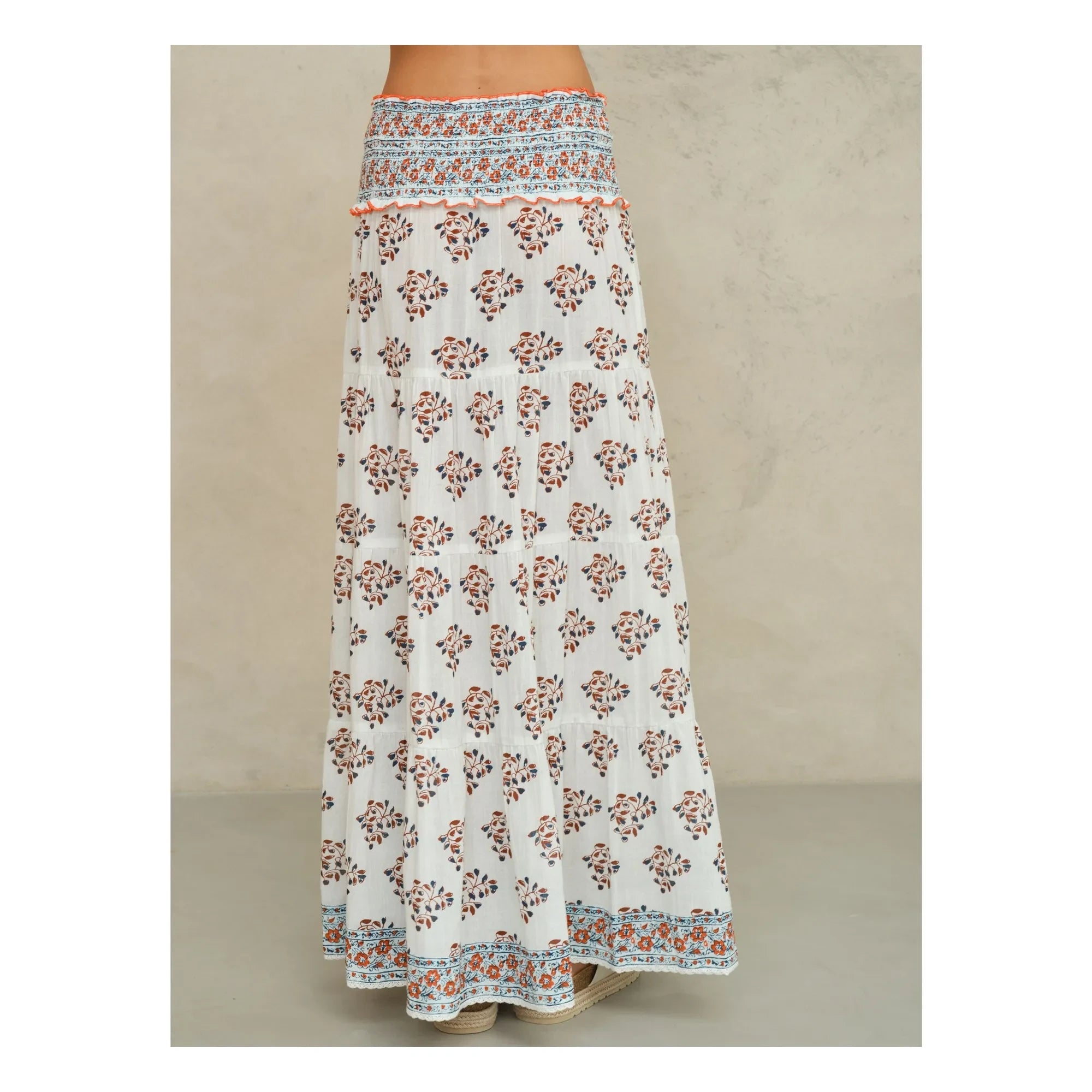M.A.B.E. - Stella Cotton Skirt | Ecru