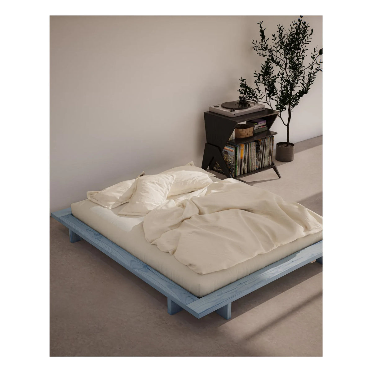 Karup Design - Japanese Wooden Bed | Light Blue