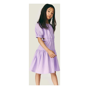 Mipounet - Lilac Marine Chiffon Organic Cotton Dress