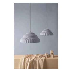 Schneid Studio - Cascading Ceramic Pendant Lamp | Light Blue