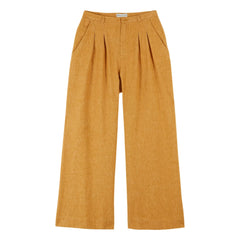 Emile et Ida - Linen and cotton trousers | Mustard