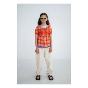 Repose AMS - Jean Barrrel Organic Cotton | Off-white