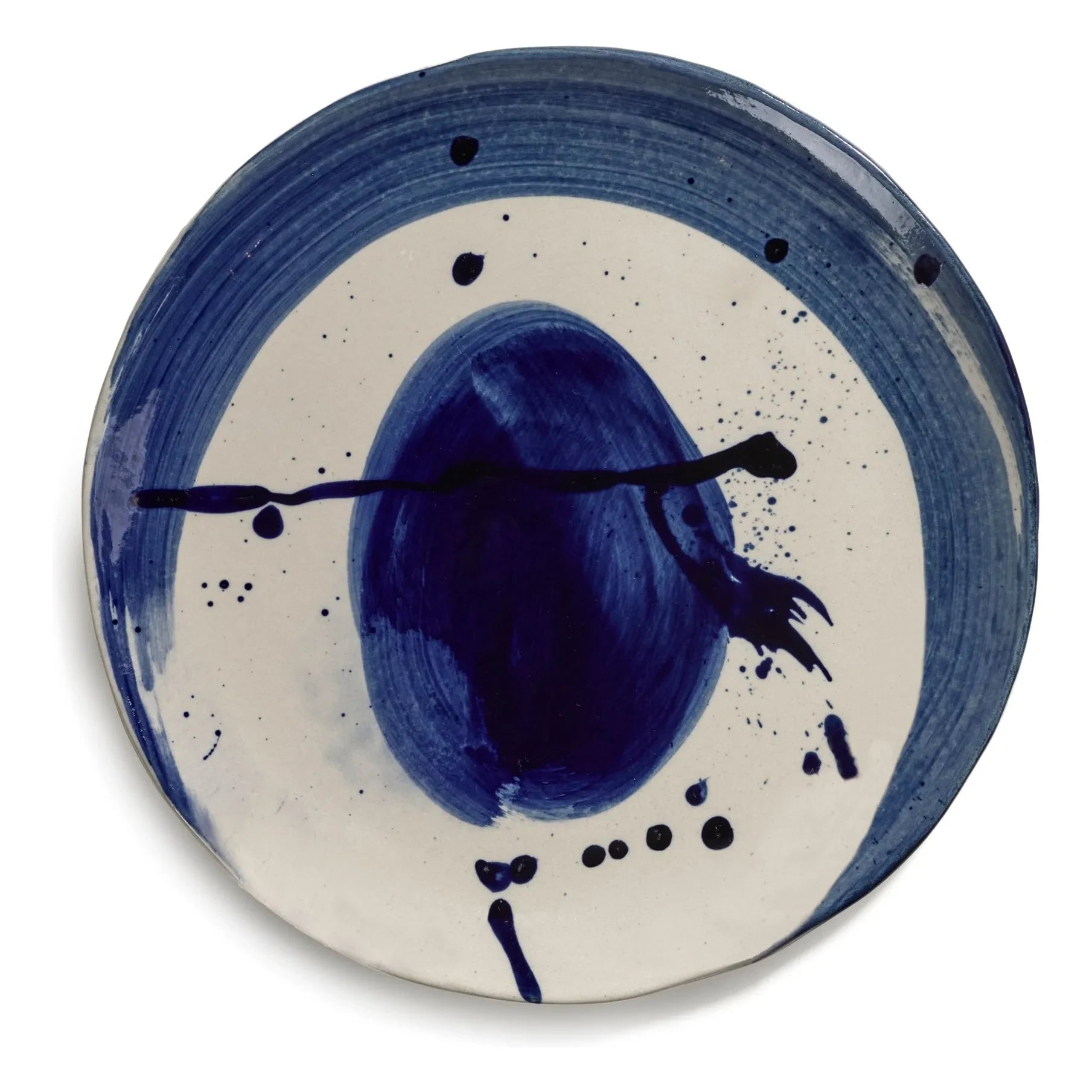 Serax - Sophia dinner plates, Marie Michielssen - Set of 4 | Blue