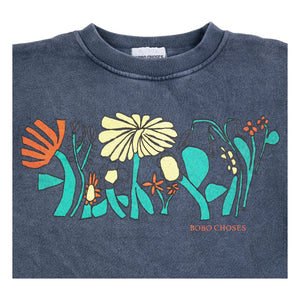 Bobo Choses - Herbalist organik pamuklu sweatshirt | Lacivert