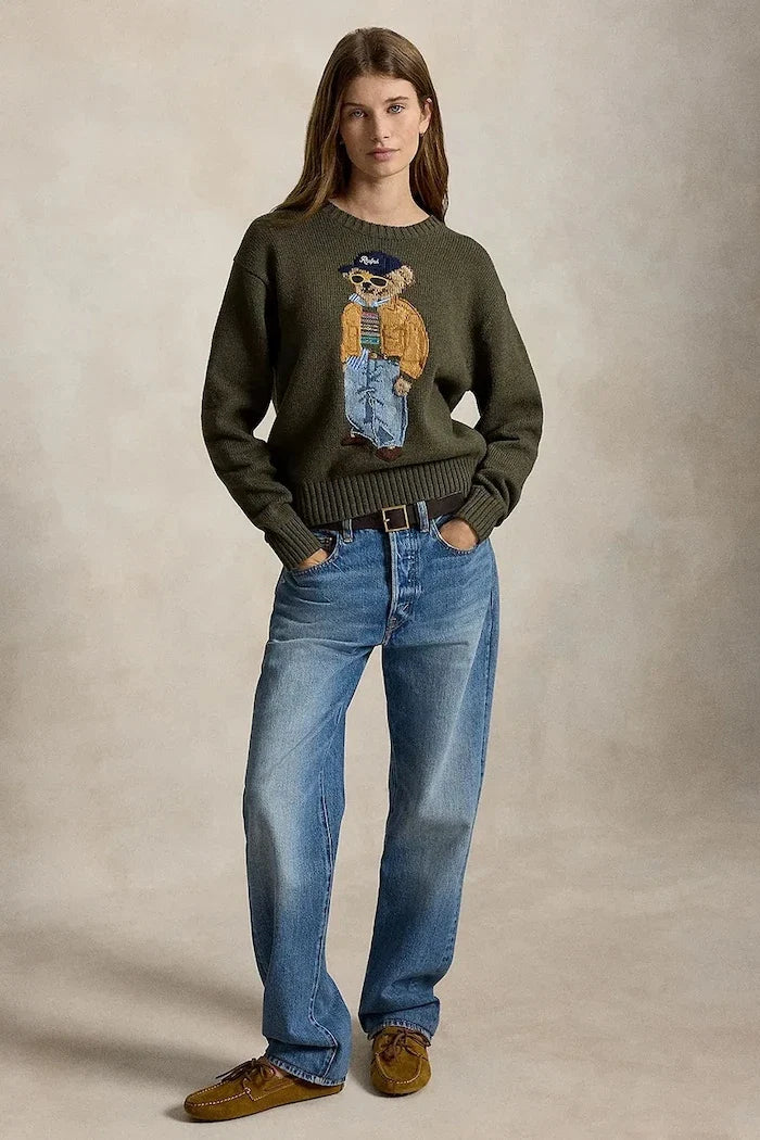 Polo Ralph Lauren Kadın Pamuk Kazak