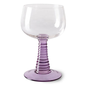 HKliving - Spiral Glass | Red
