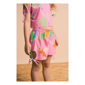 Maison Mangostan - Short Oiseaux | Pink