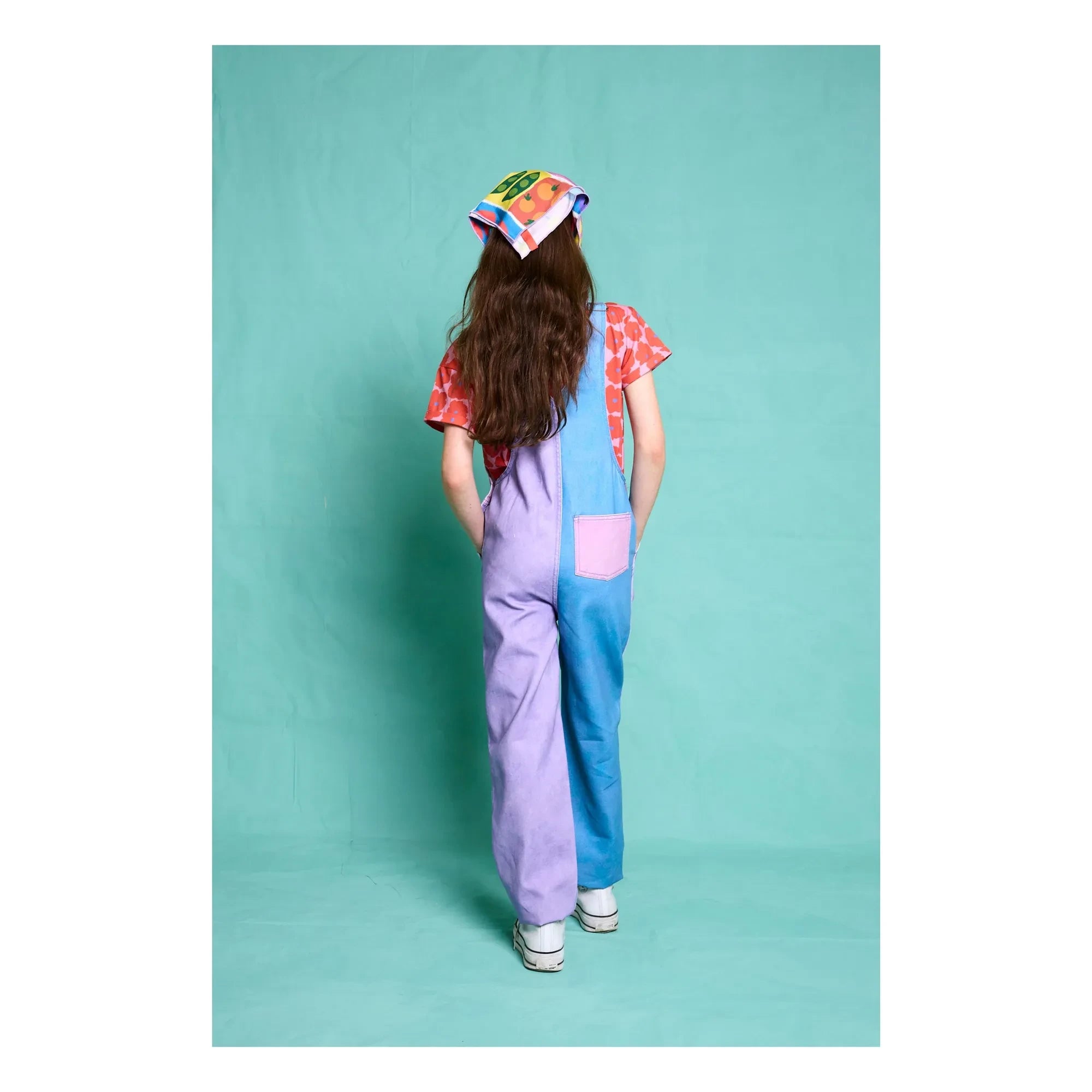 Favorite People - Margherita Colorblock Romper | Purple