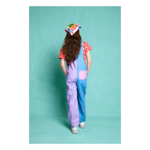 Favorite People - Margherita Colorblock Romper | Purple