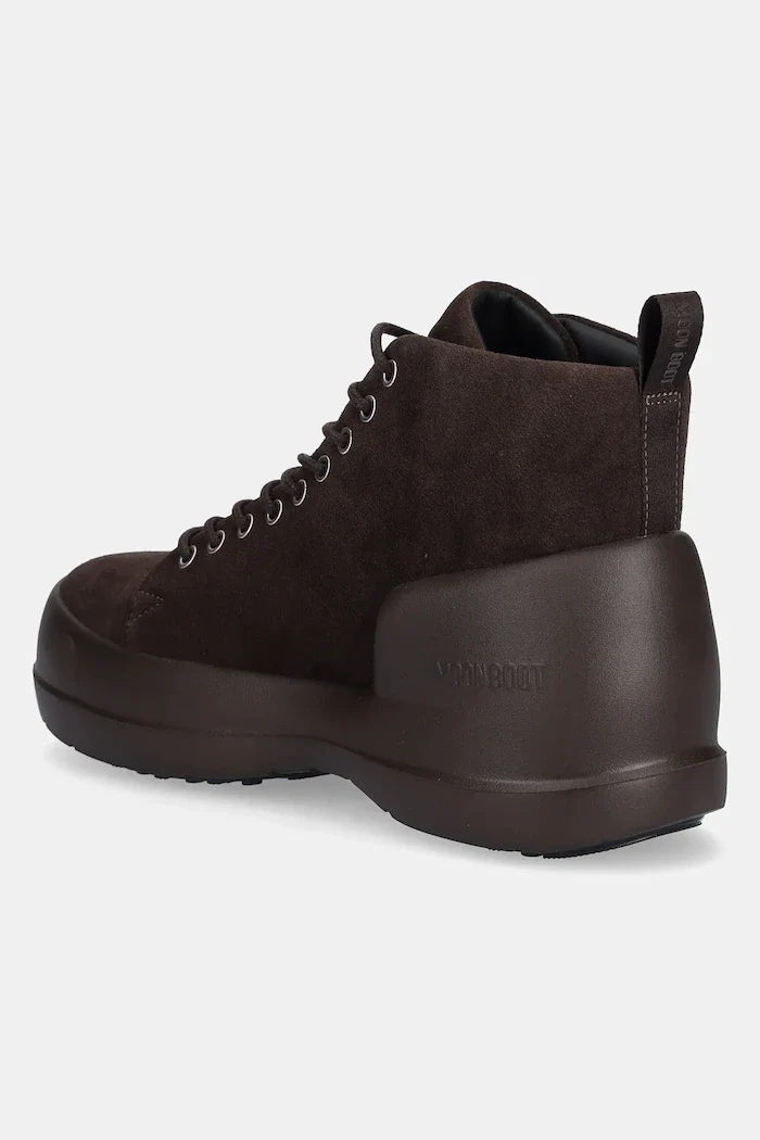 Moon Boot MB MEZZALUNA LACE UP MID SUEDE Süet Kadın Kar Botları