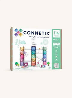 Connetix - Pastel 114 Piece Ball Run Set