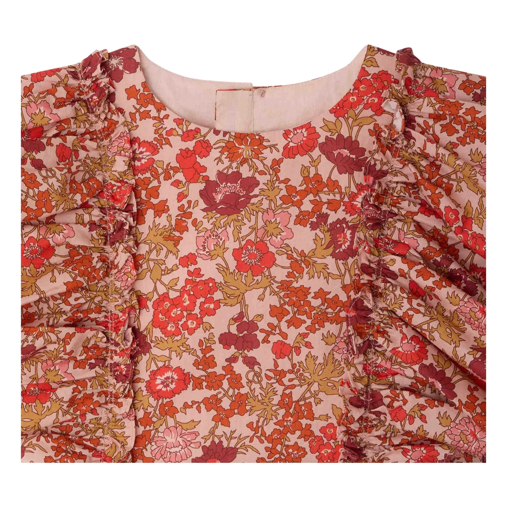 Bonpoint - Lizzy Fleurie Organic Cotton Dress | Dusty Pink