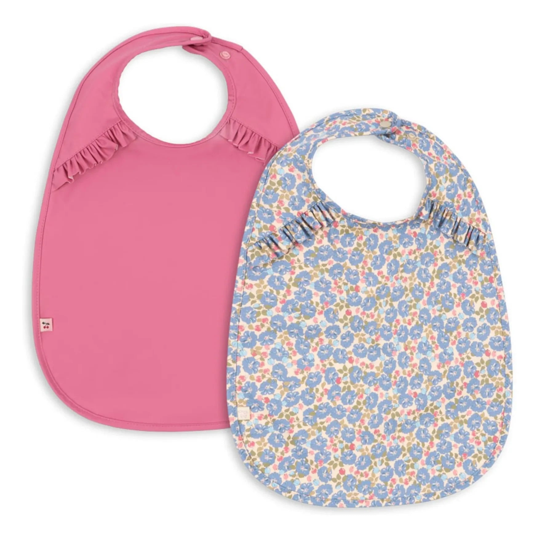 Konges Sløjd - Rosier Ruffled Bibs - 2 Pack | Pink