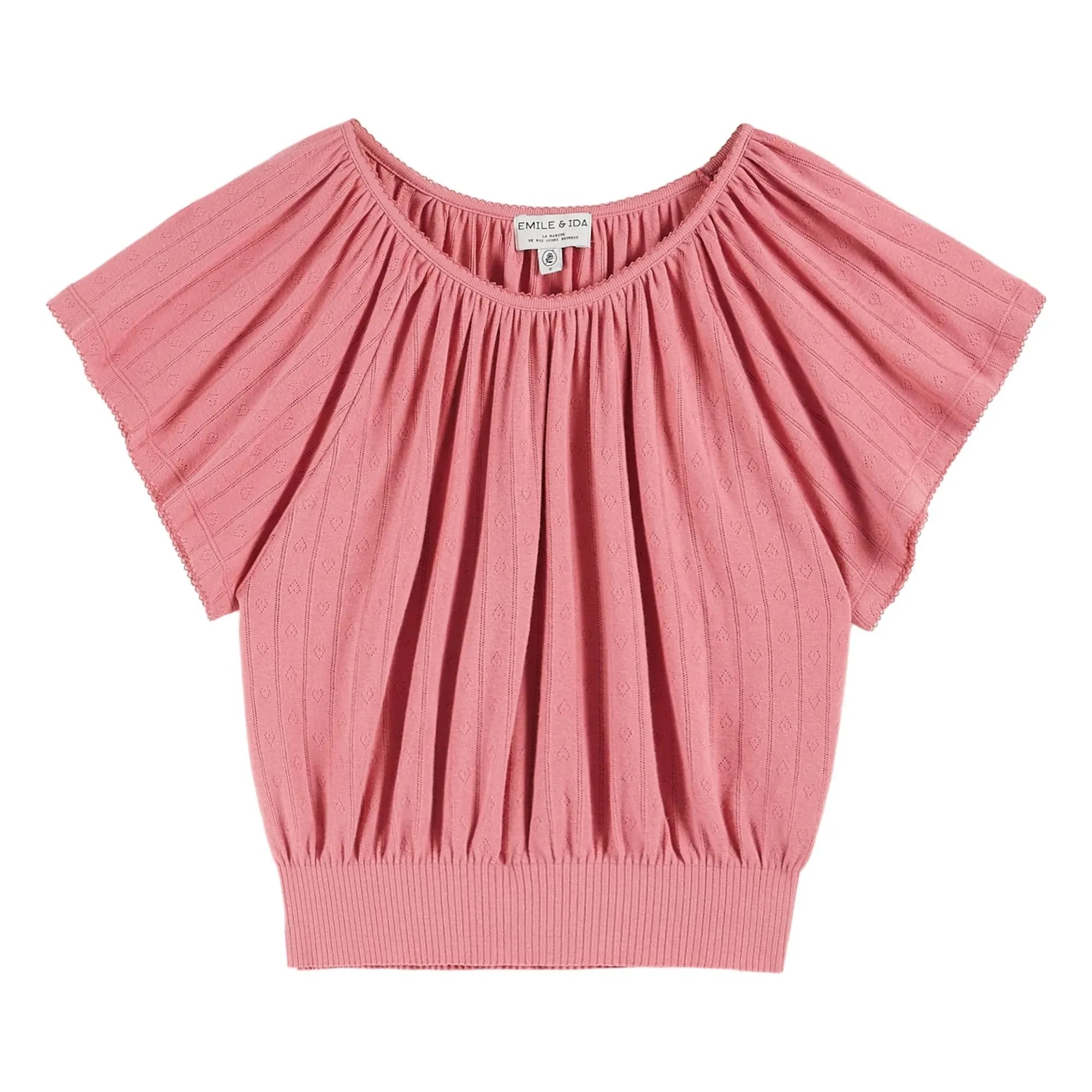 Emile et Ida - Banka T-shirt | Raspberry