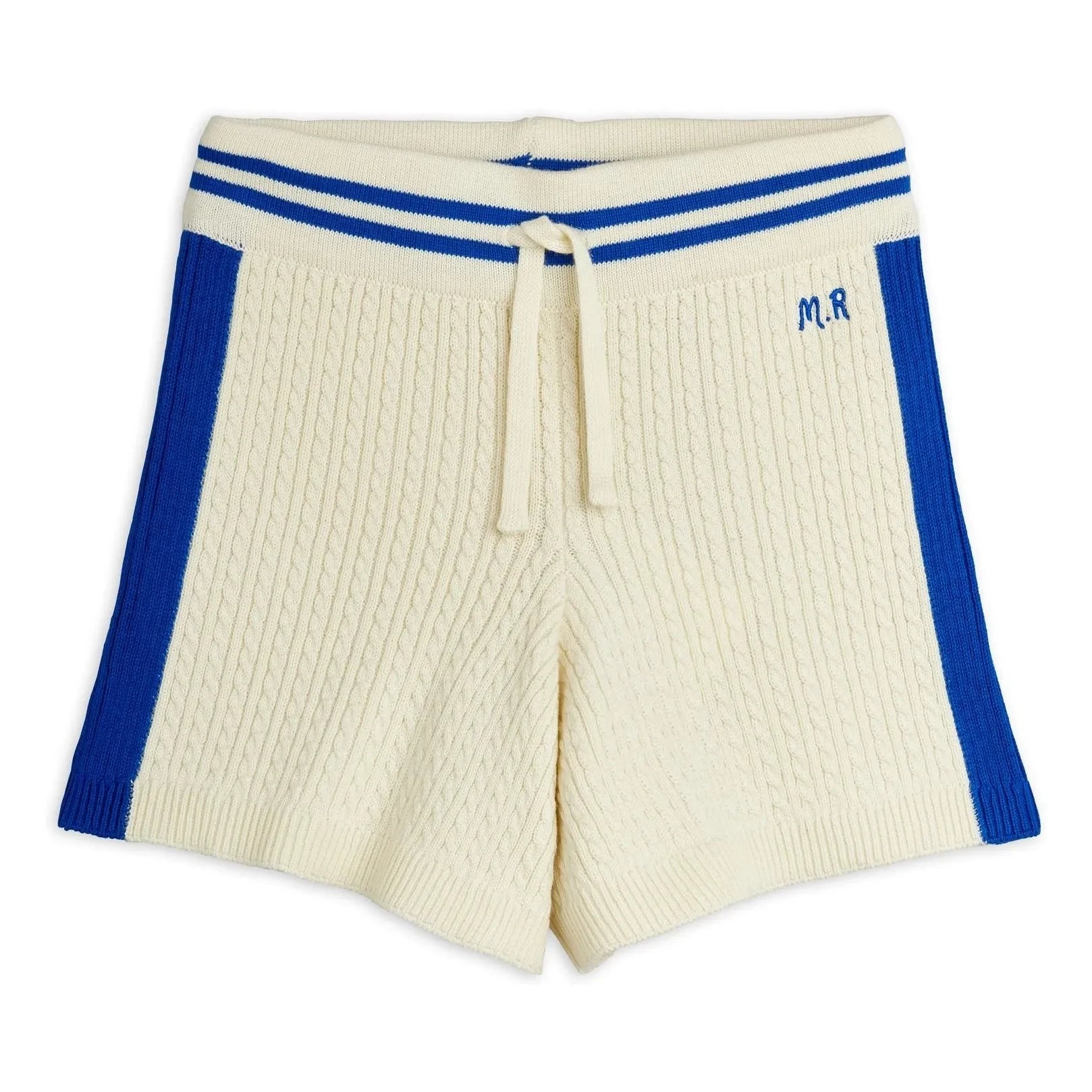 Mini Rodini - Organic Cotton Knit Shorts | Ecru
