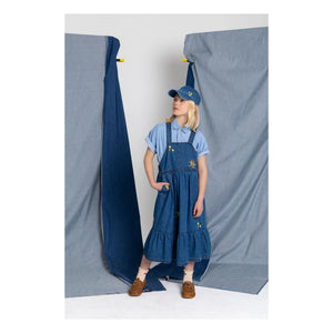 Hundred Pieces - Giant Apron Dress Boots | Blue