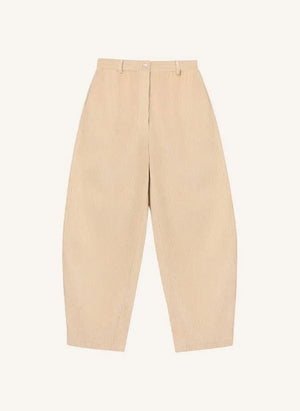 Cordera - Velvet Cotton Pants | Beige
