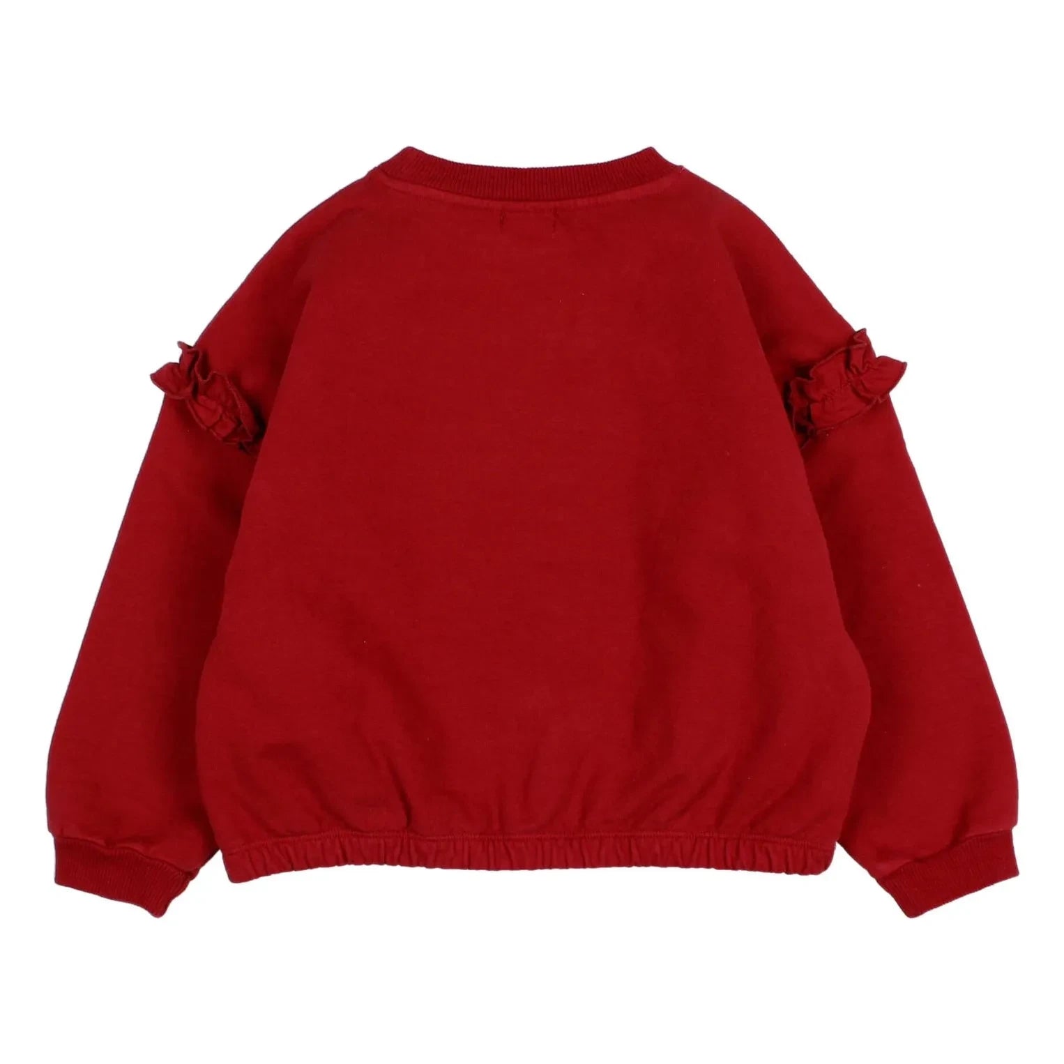 Búho - Ma Chérie organik pamuk sweatshirt | Kiraz kırmızısı