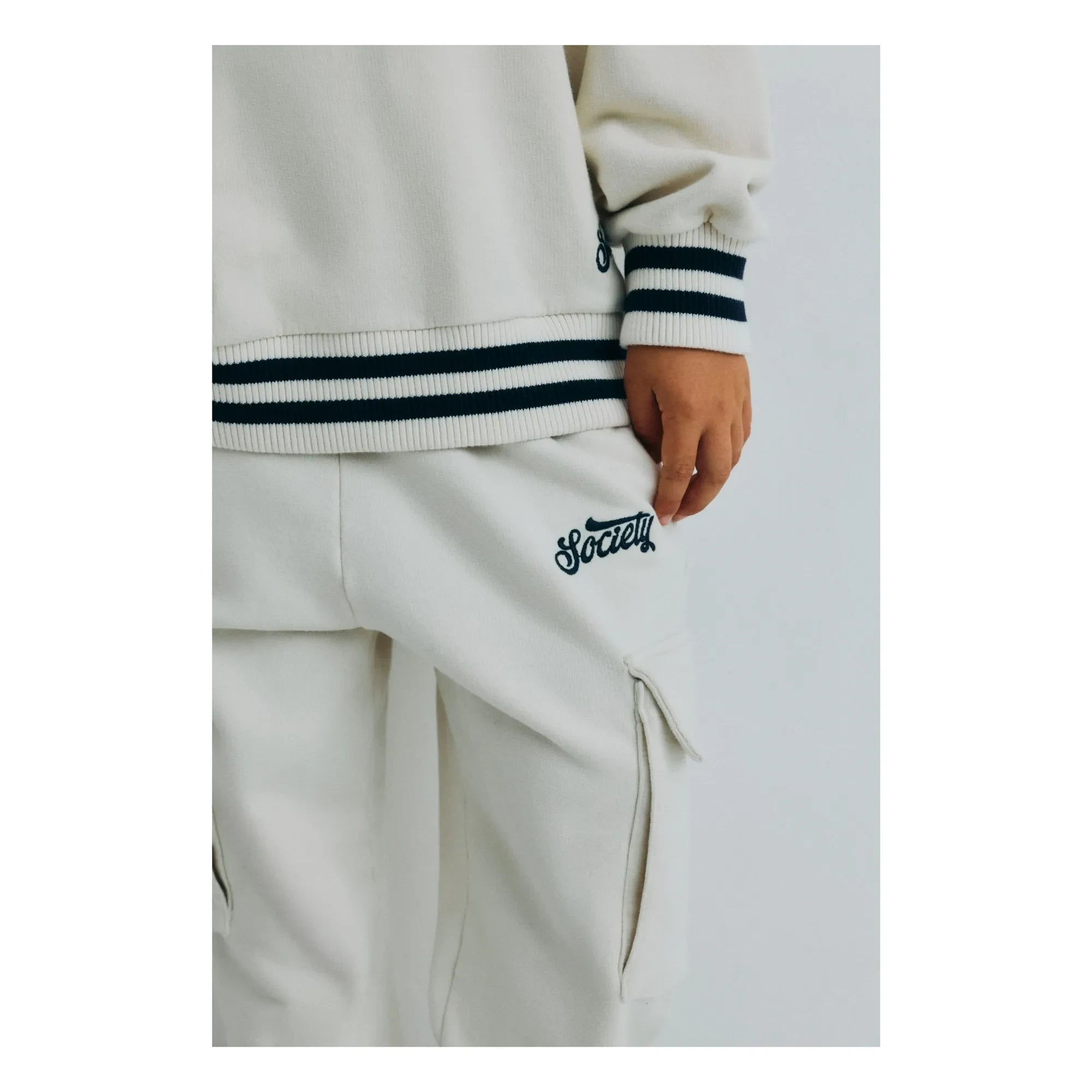 the new society - Jogger Cargo Finnia | Ecru