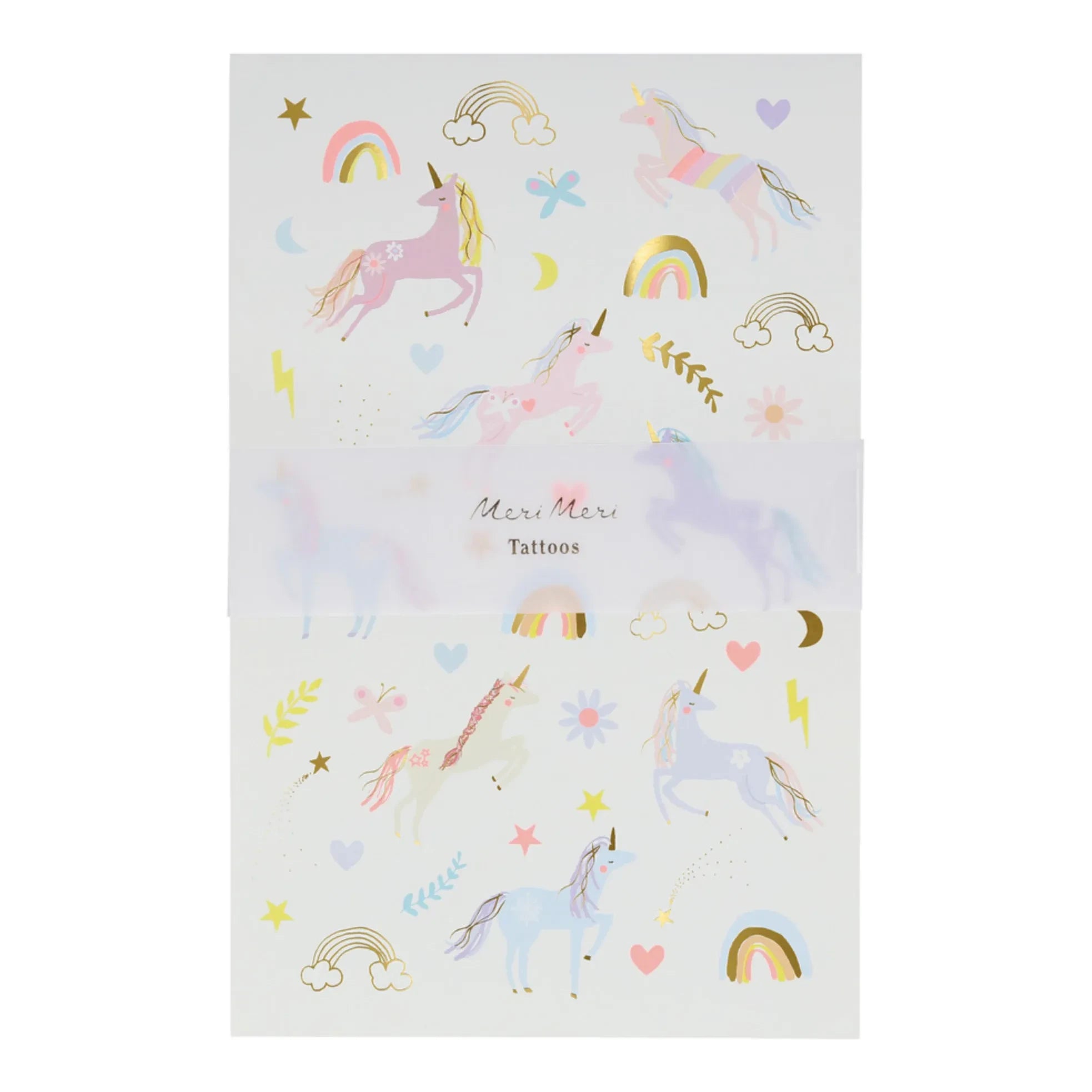 Meri Meri - Temporary Unicorn Tattoos