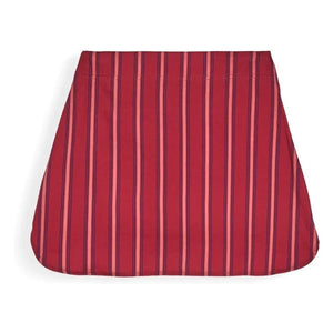 Maria de la Orden - Selena Cotton Striped Skirt | Red