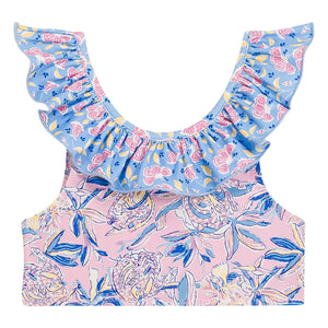 Louise Misha - Spring May Floral Recycled Ribbons | Pink