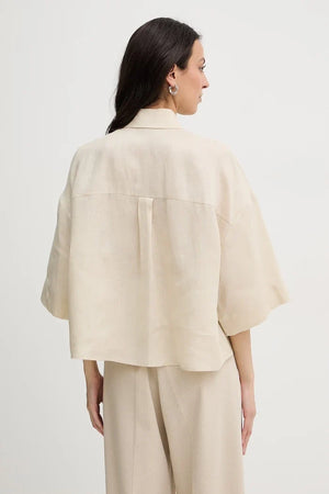 MM by Max Mara Kadın Keten Gömlek RITO