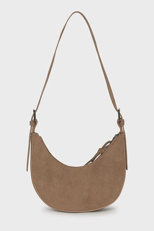 Mayoral suede croissant bag for kids