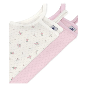 Petit Bateau - Poppy Patterned Light Embroidered Tank Top | Pink