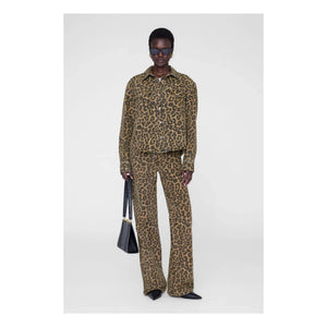 Anine Bing - Paxton Leopard Shirt | Brown