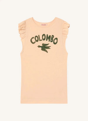 The Animals Observatory - Colombo Fly Tank Top | Peach