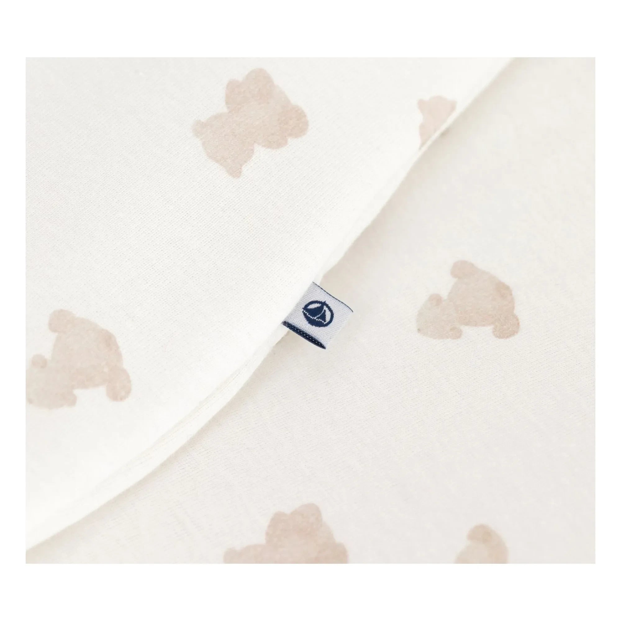 Petit Bateau - Organic Cotton Bear Sleep Suit | White