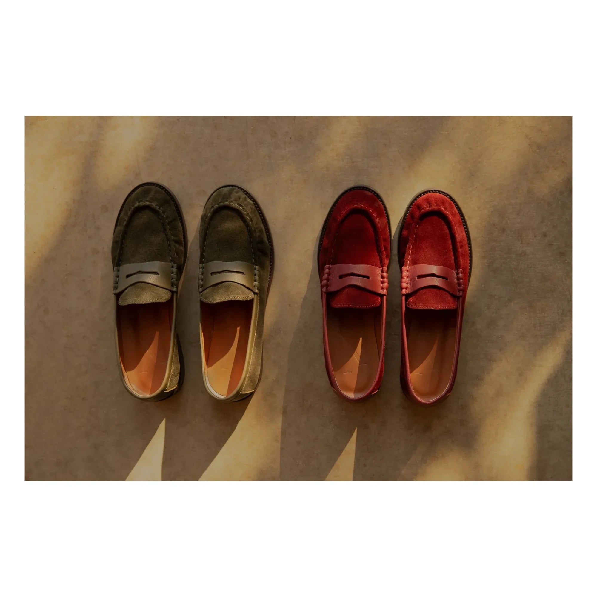 Lachoix - Penny Süet Loafer | Haki