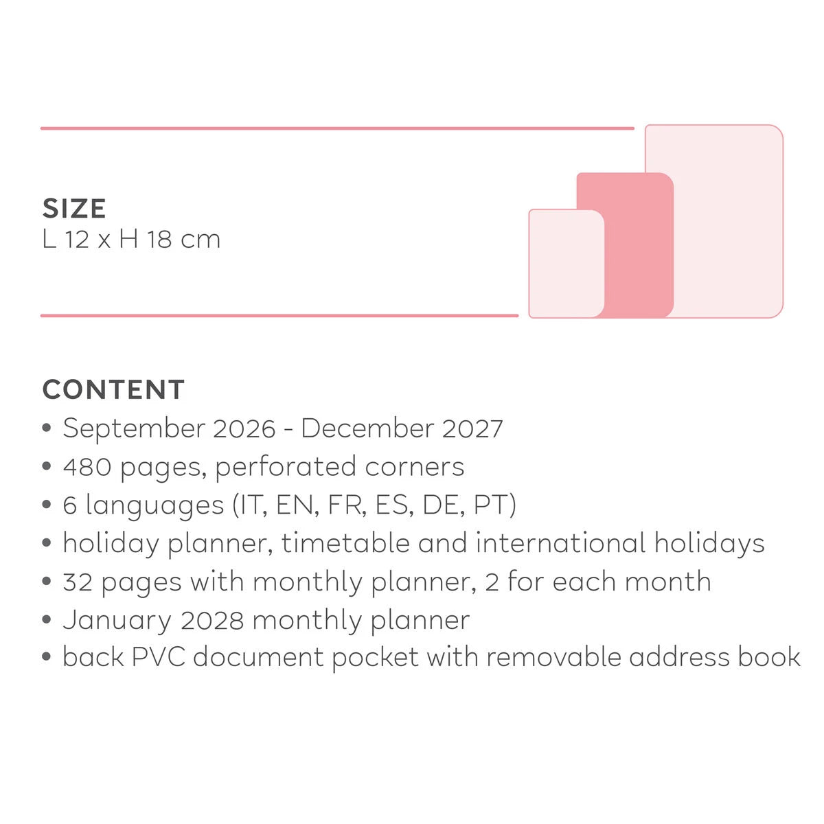 Legami - 16-Month Daily Photo Diary for 2026/2027 - Bee - Medium