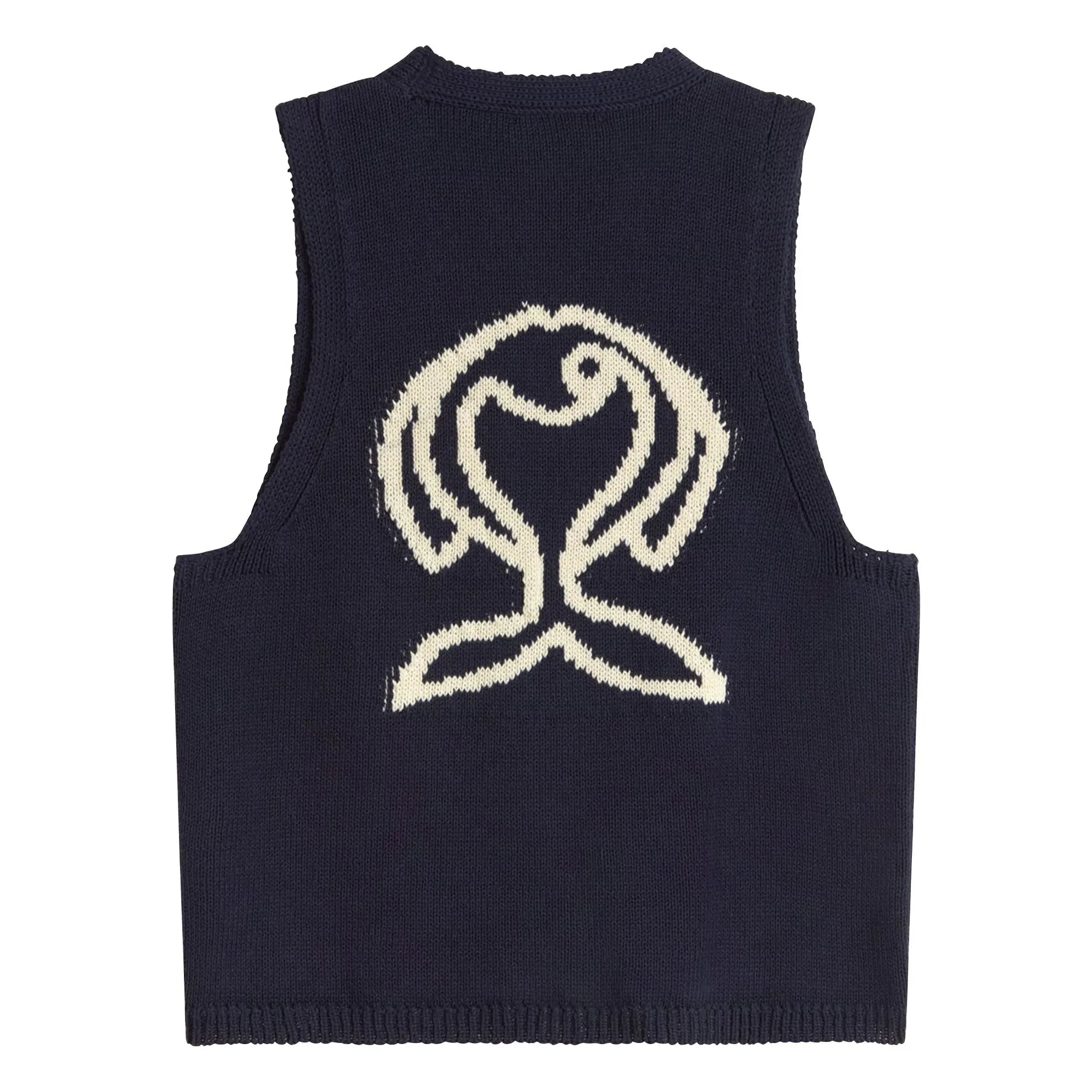 Thinking Mu - Rob Fish Organic Cotton Jacket | Navy Blue