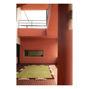 Layered - Wool Rug Fregio, Tekla Evelina Severin | Olive