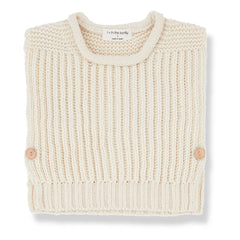 1+ in the family - Philo Wool Sweater Vest | Ecru