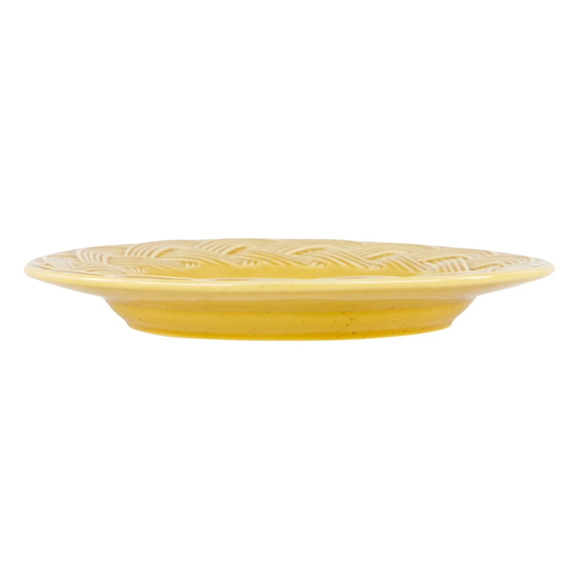 House of Capricorn - Vime Dessert Plate | Ocher