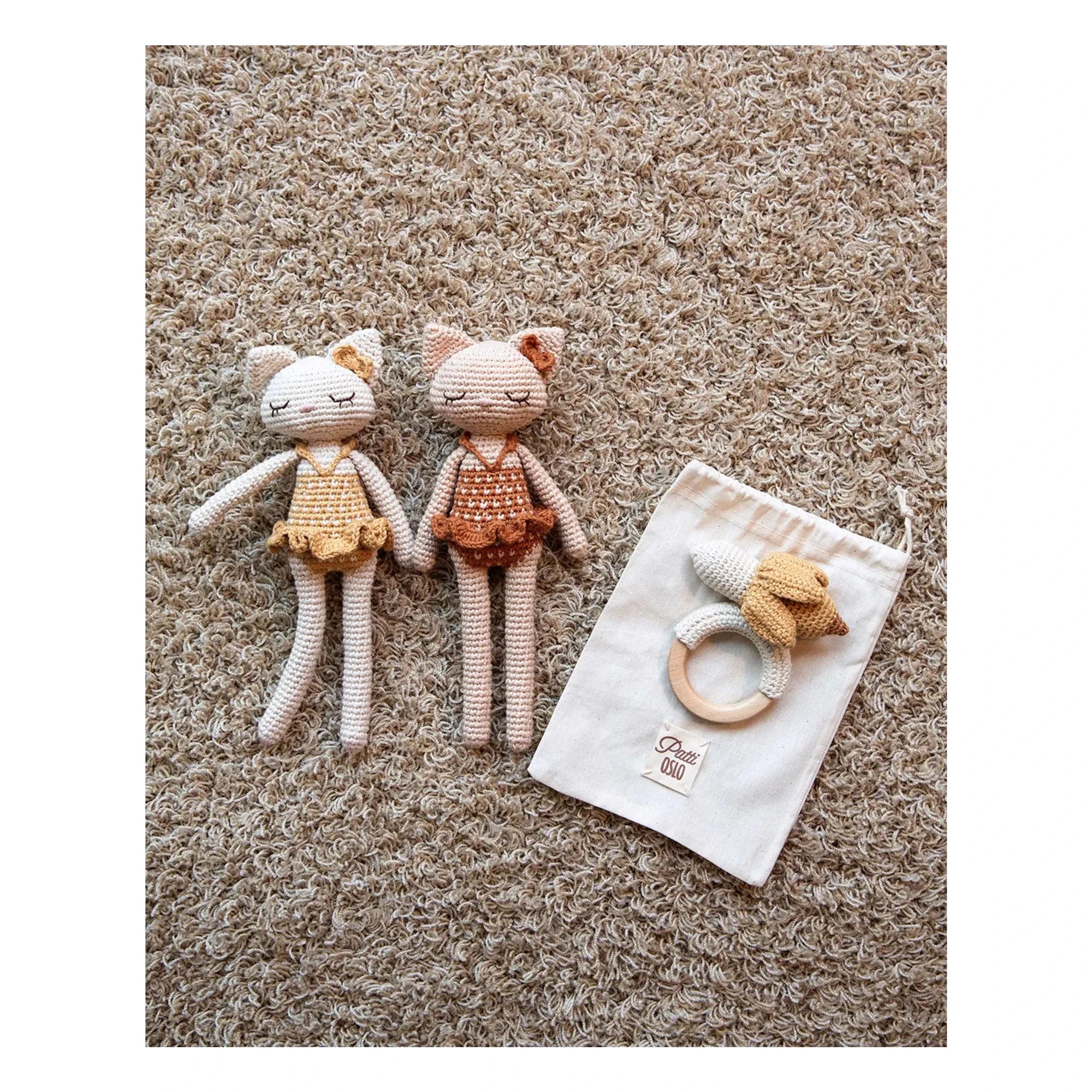 Patti Oslo - Doudou Camille Cat | Brown