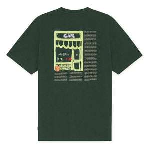 Les Deux - Café T-shirt | Dark green