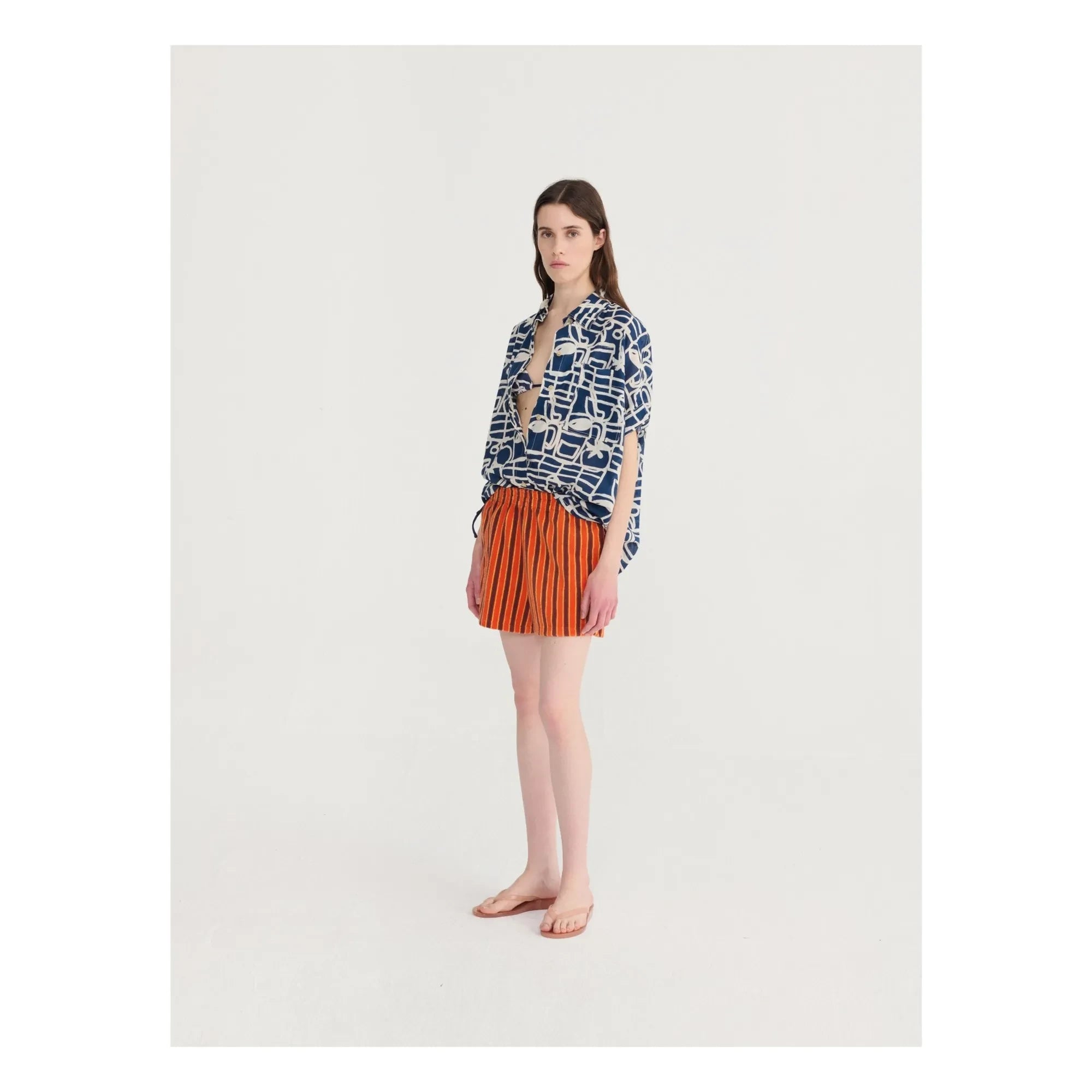 Bobo Choses - Cookery Festival Organic Cotton Shirt | Navy