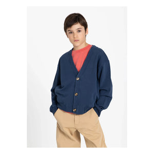 Smallable Kid - Ostmark Organic Cotton Cardigan | Night Blue