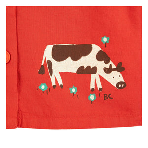 Bobo Choses - Organic cotton farm shirt | Red