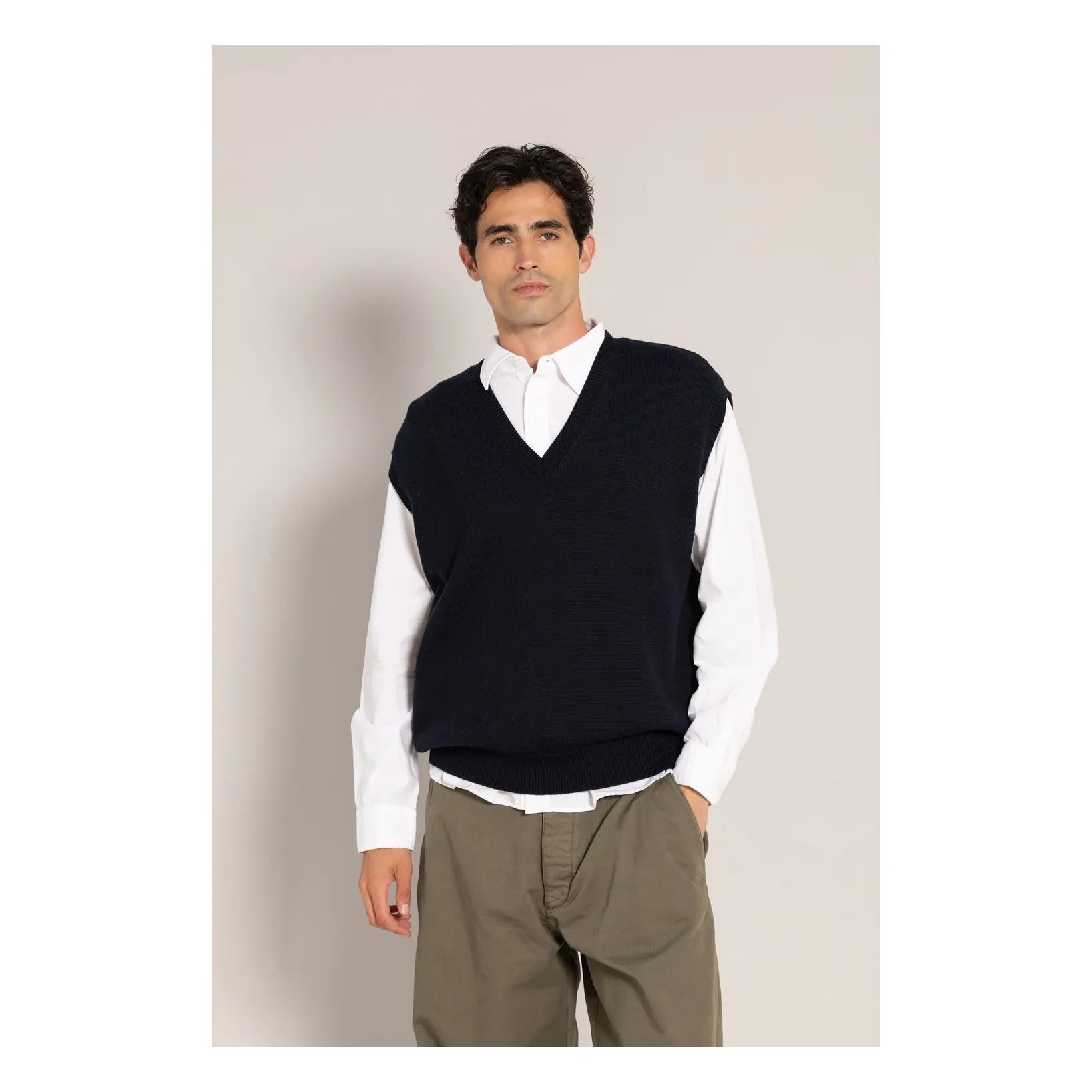 Smallable Man - Baxter Kolsuz Merinos Yünlü Kazak | Lacivert