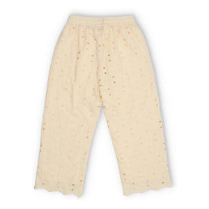 the new society - Creta Embroidered Pants | Beige