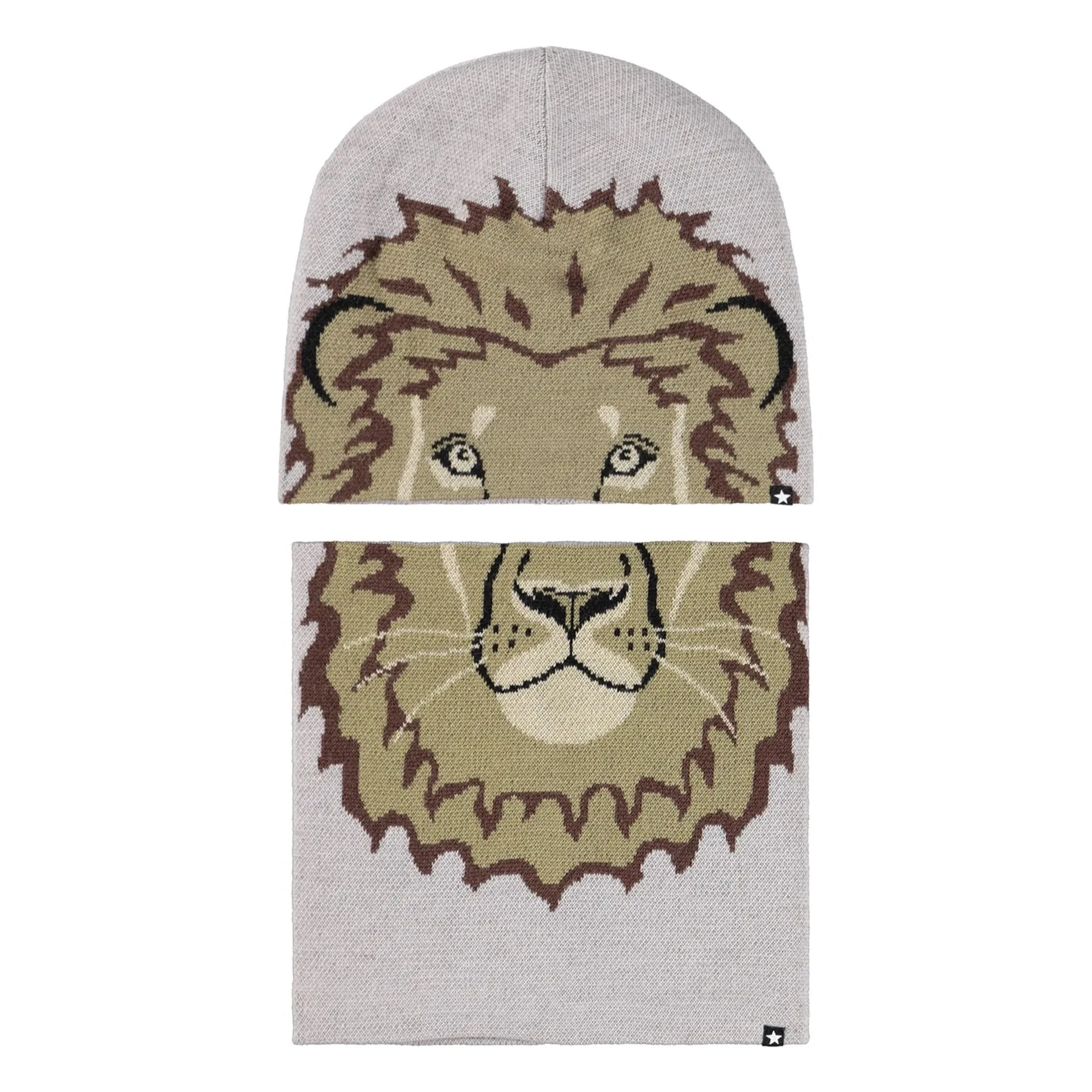 Molo - Kleo Lion Hat | Light Gray